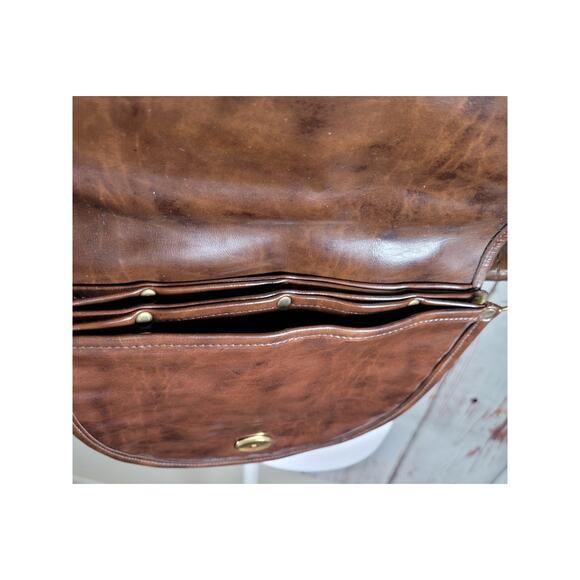 Vintage 1960's Brown‎ Faux Fur Handbag Purse - Picture 8 of 9